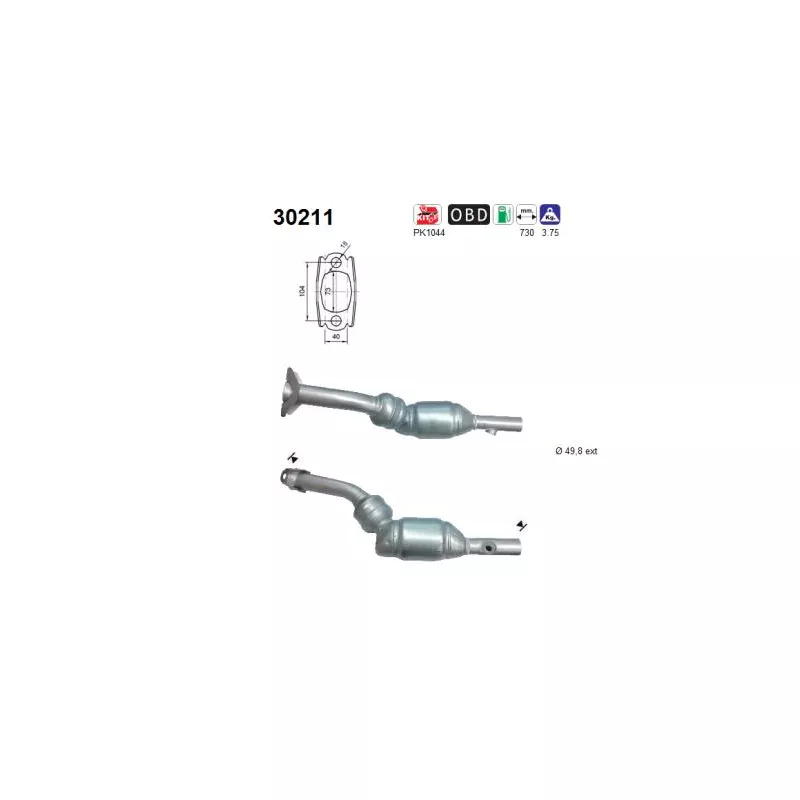 Catalyseur AS 30211