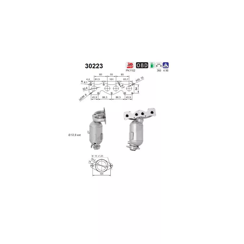 Catalyseur AS 30223