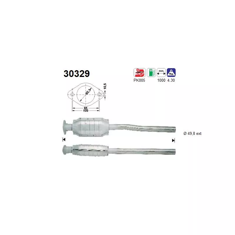 Catalyseur AS 30329
