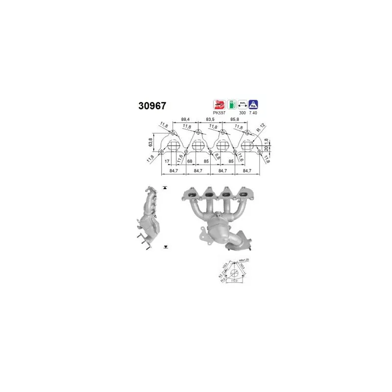 Catalyseur AS 30967