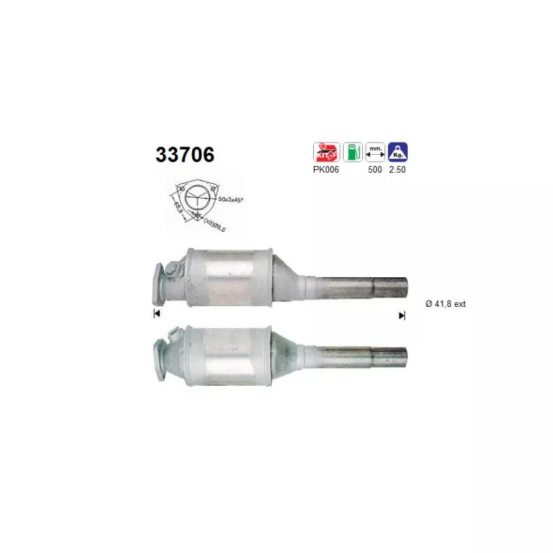Catalyseur AS 33706