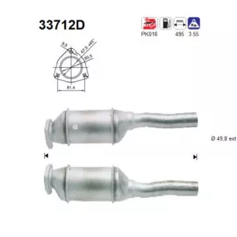 Catalyseur AS 33712D