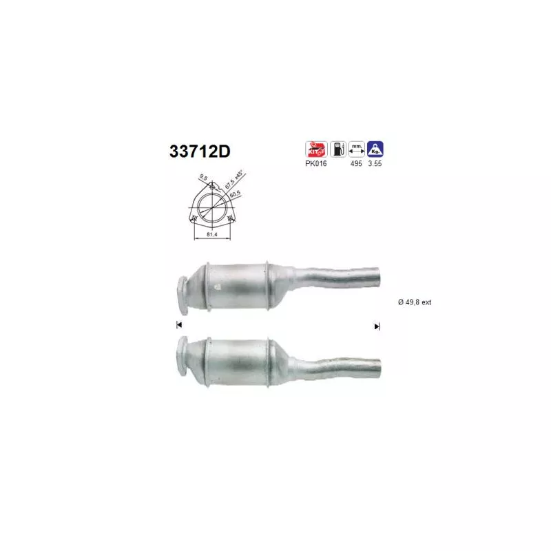 Catalyseur AS 33712D