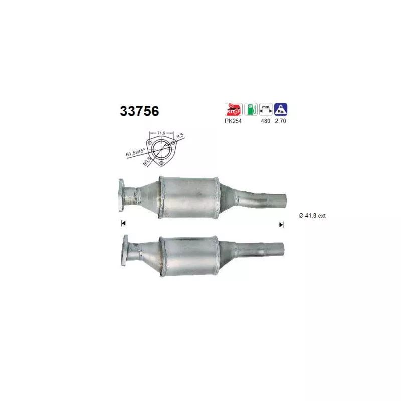 Catalyseur AS 33756