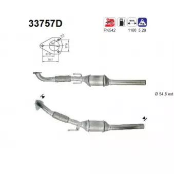 Catalyseur AS 33757D