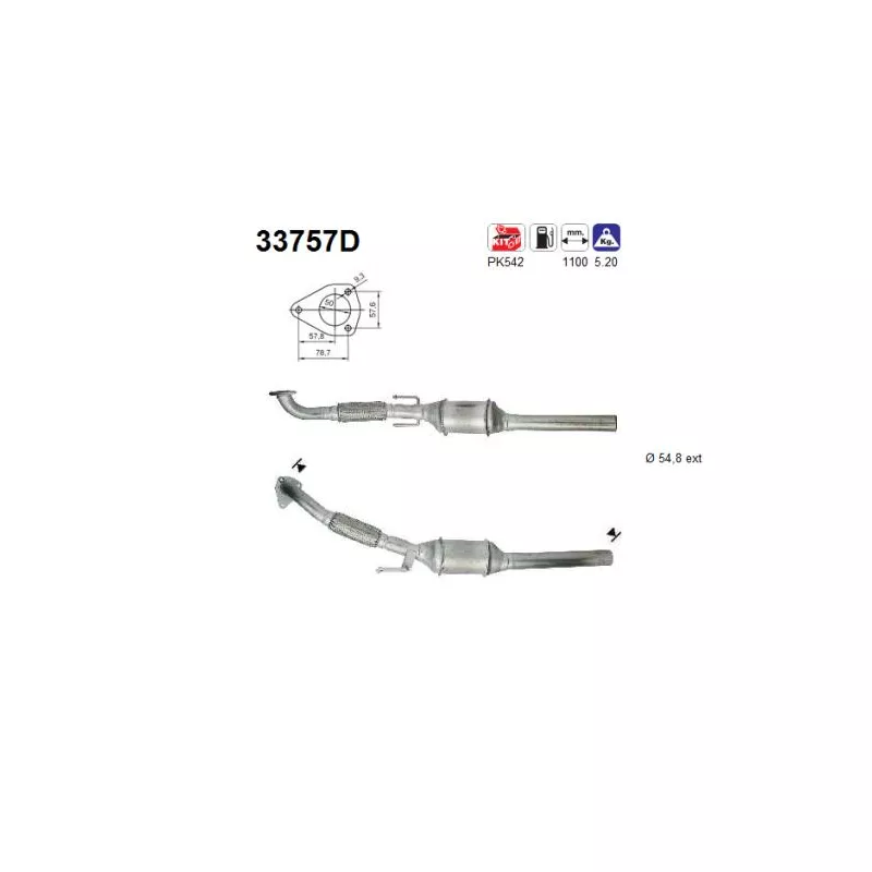 Catalyseur AS 33757D