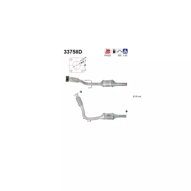 Catalyseur AS 33758D