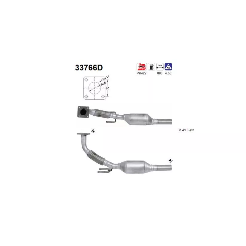 Catalyseur AS 33766D