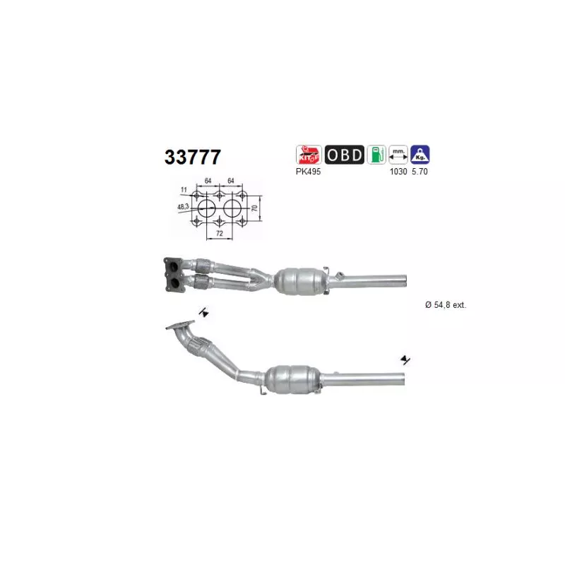 Catalyseur AS 33777