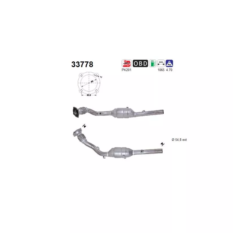 Catalyseur AS 33778