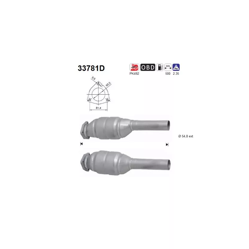 Catalyseur AS 33781D