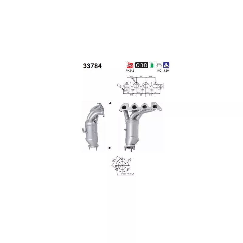 Catalyseur AS 33784