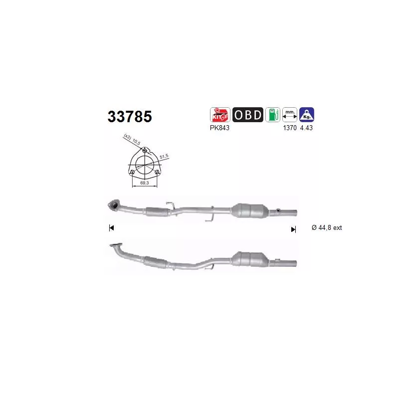 Catalyseur AS 33785