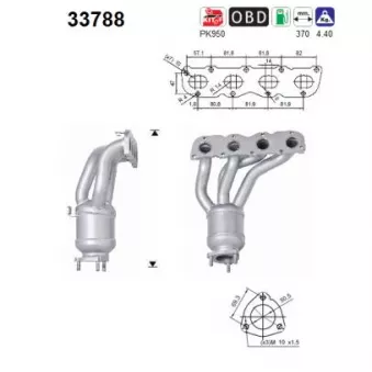 Catalyseur AS 33788
