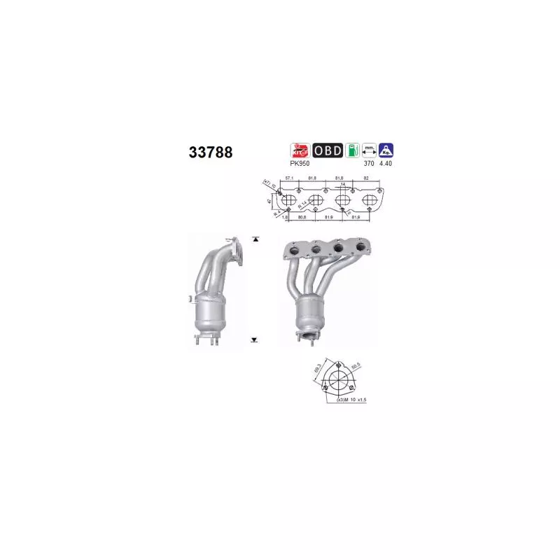 Catalyseur AS 33788