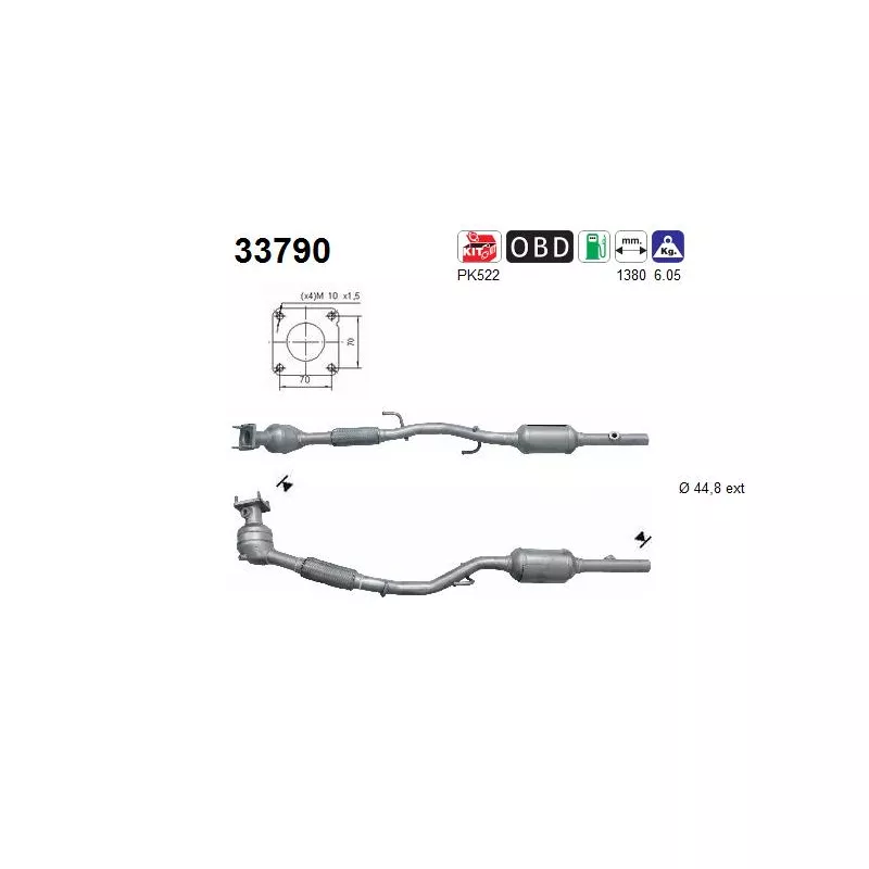 Catalyseur AS 33790