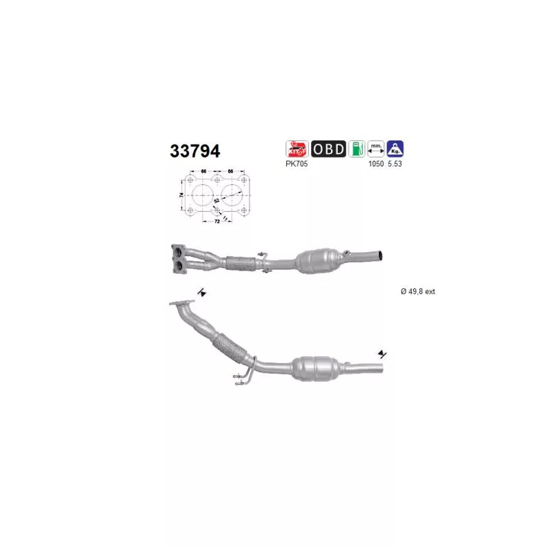 Catalyseur AS 33794