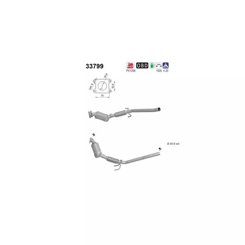 Catalyseur AS 33799