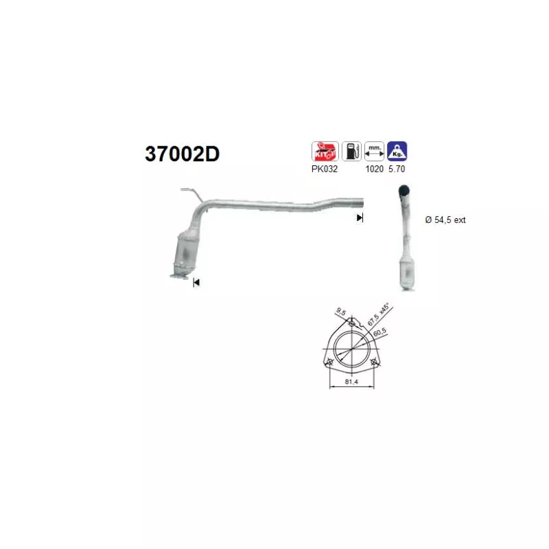 Catalyseur AS 37002D