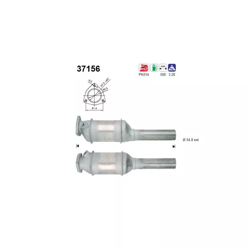 Catalyseur AS 37156