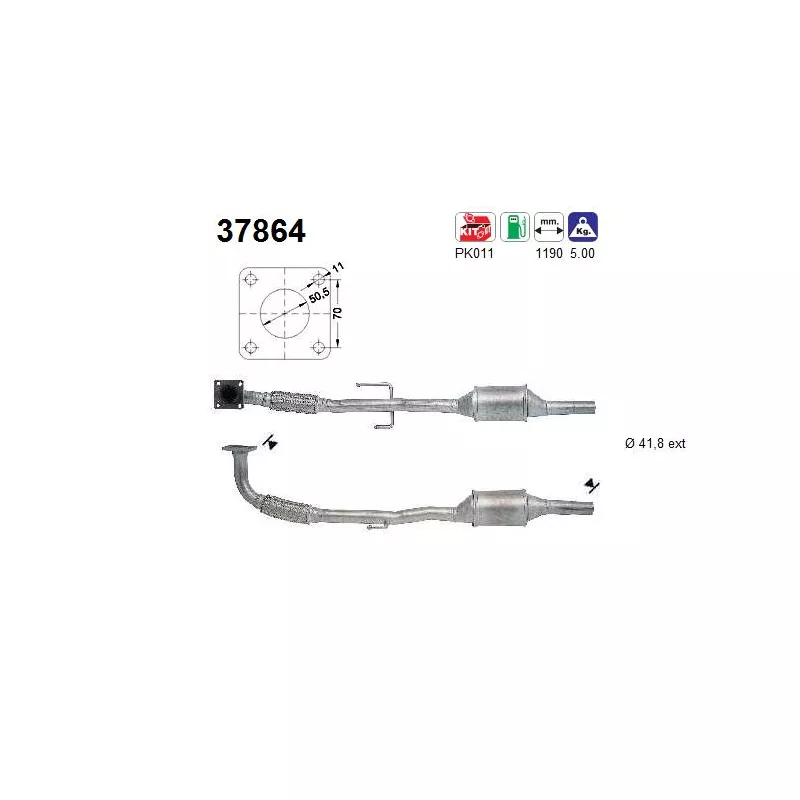 Catalyseur AS 37864