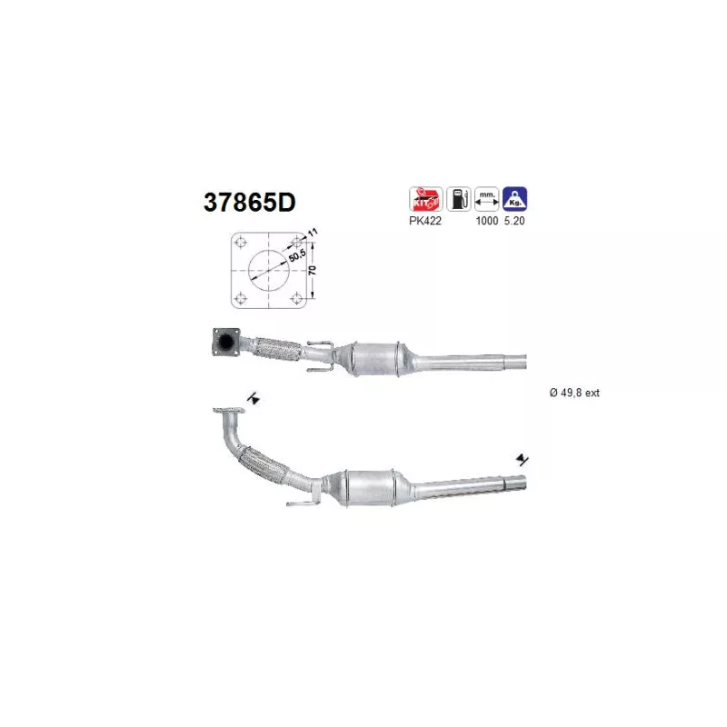 Catalyseur AS 37865D