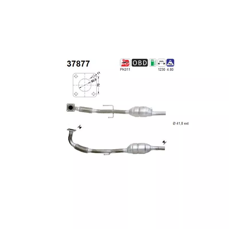 Catalyseur AS 37877