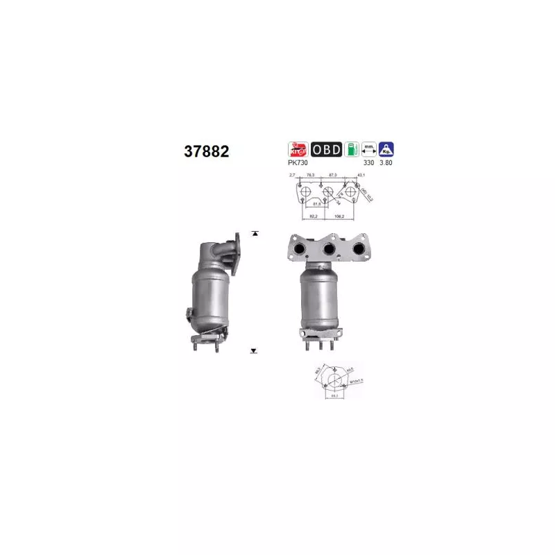 Catalyseur AS 37882