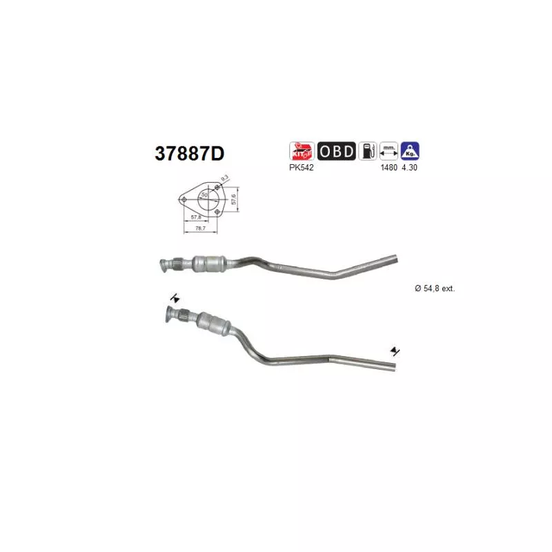 Catalyseur AS 37887D
