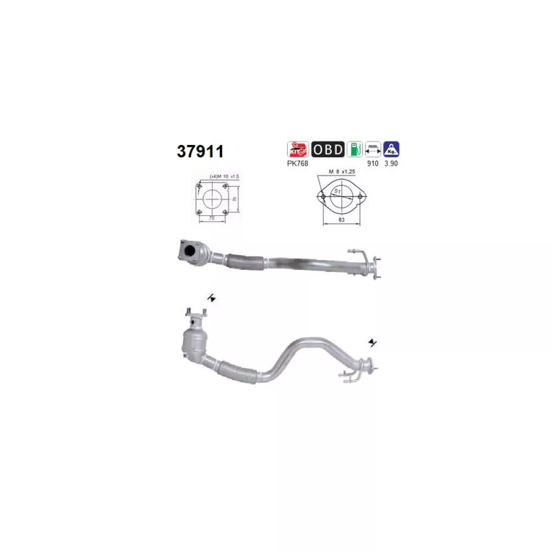 Catalyseur AS 37911