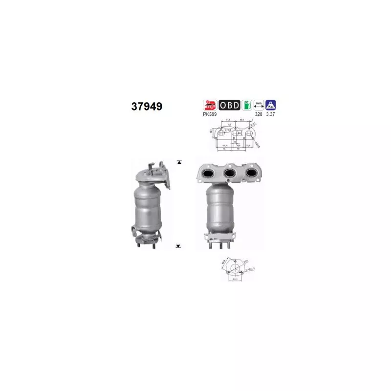 Catalyseur AS 37949