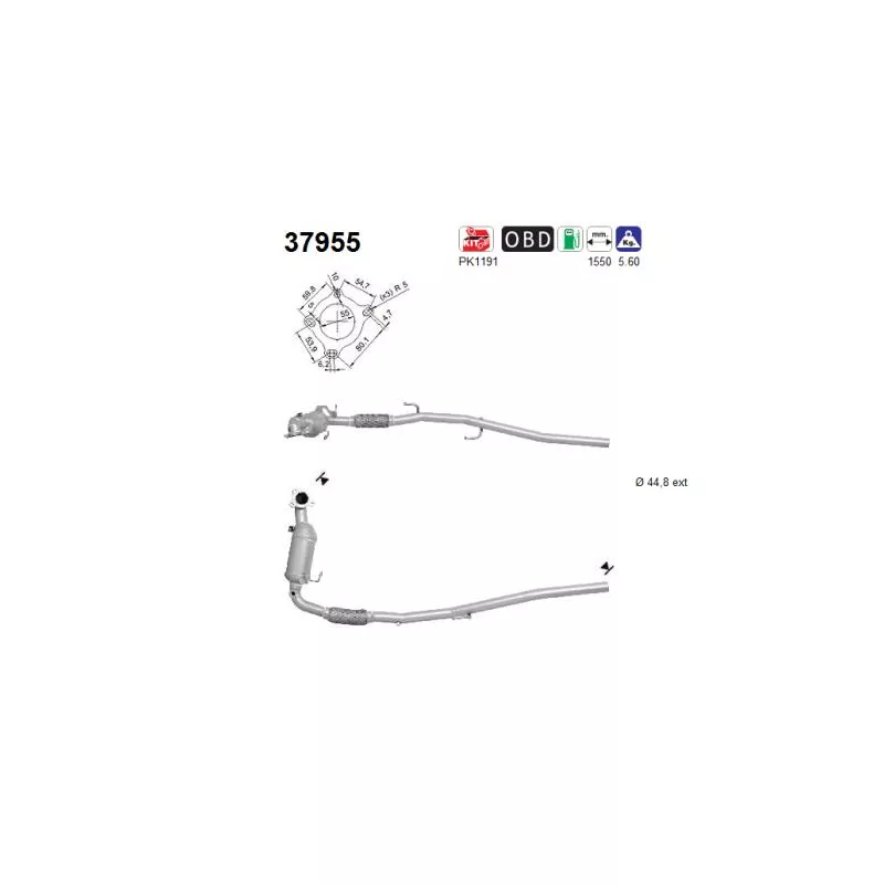 Catalyseur AS 37955