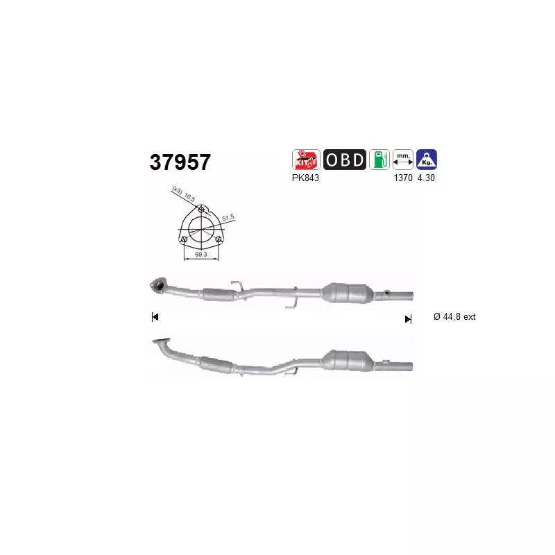 Catalyseur AS 37957