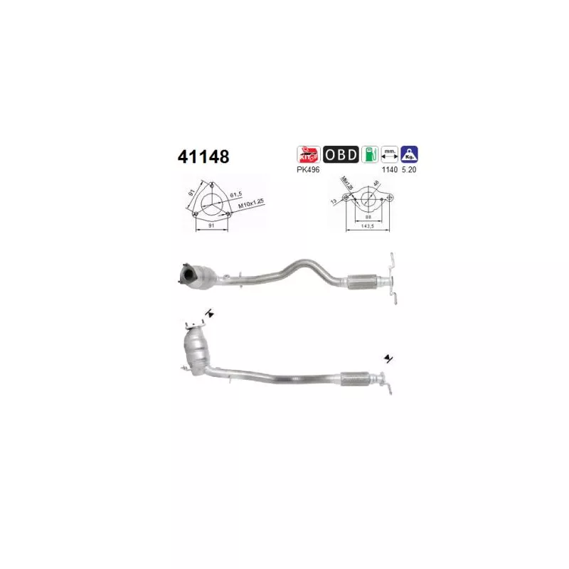 Catalyseur AS 41148