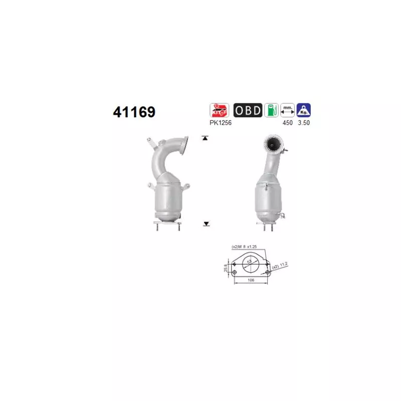 Catalyseur AS 41169