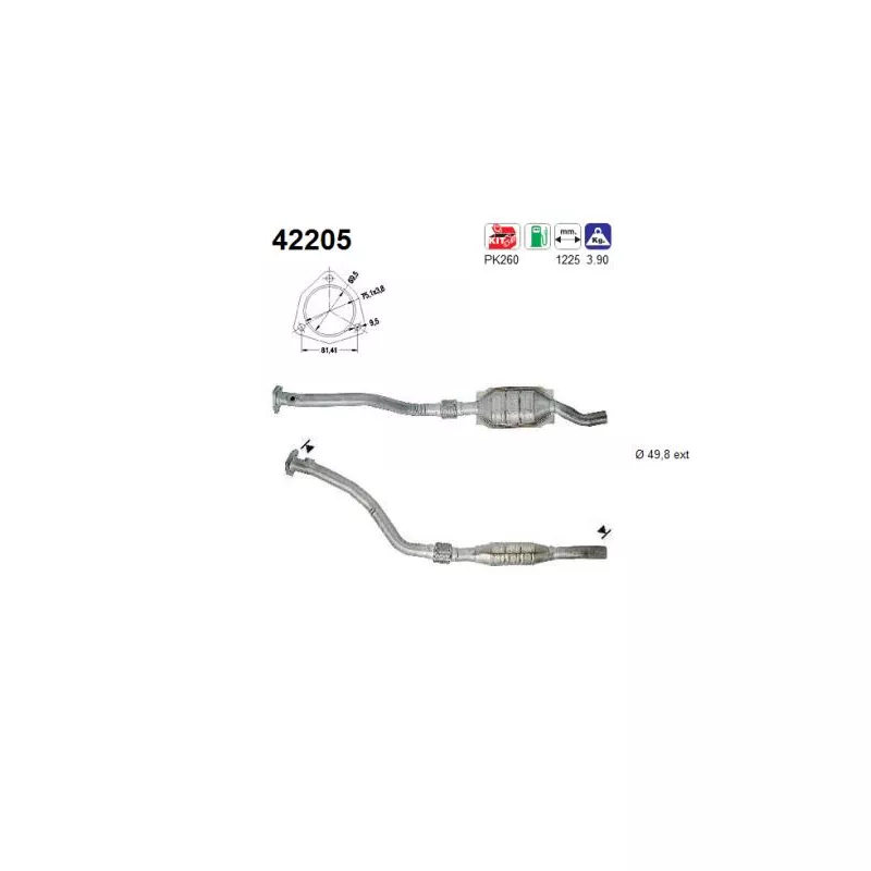 Catalyseur AS 42205