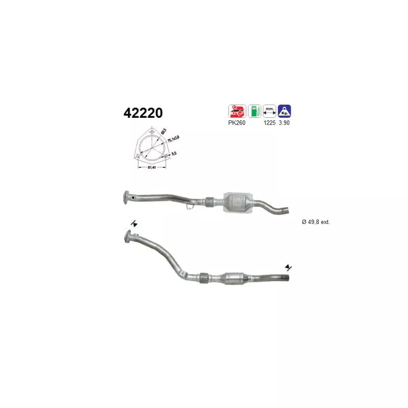 Catalyseur AS 42220