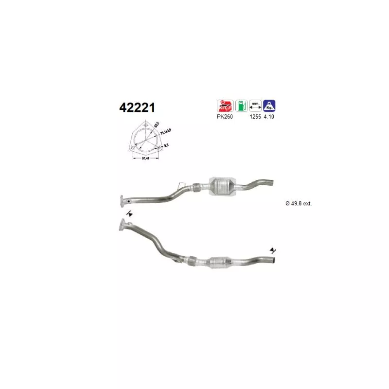 Catalyseur AS 42221