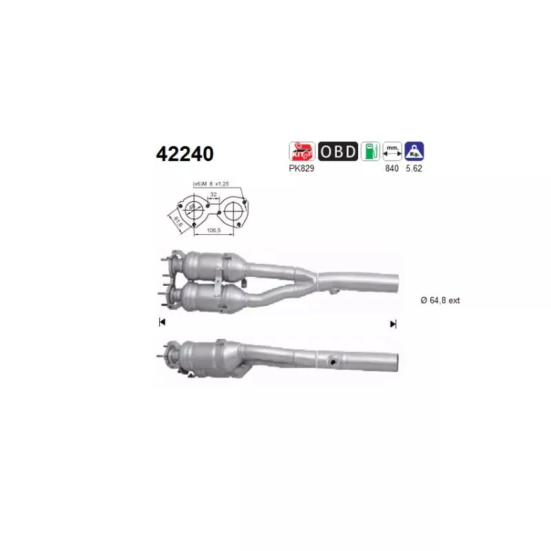 Catalyseur AS 42240