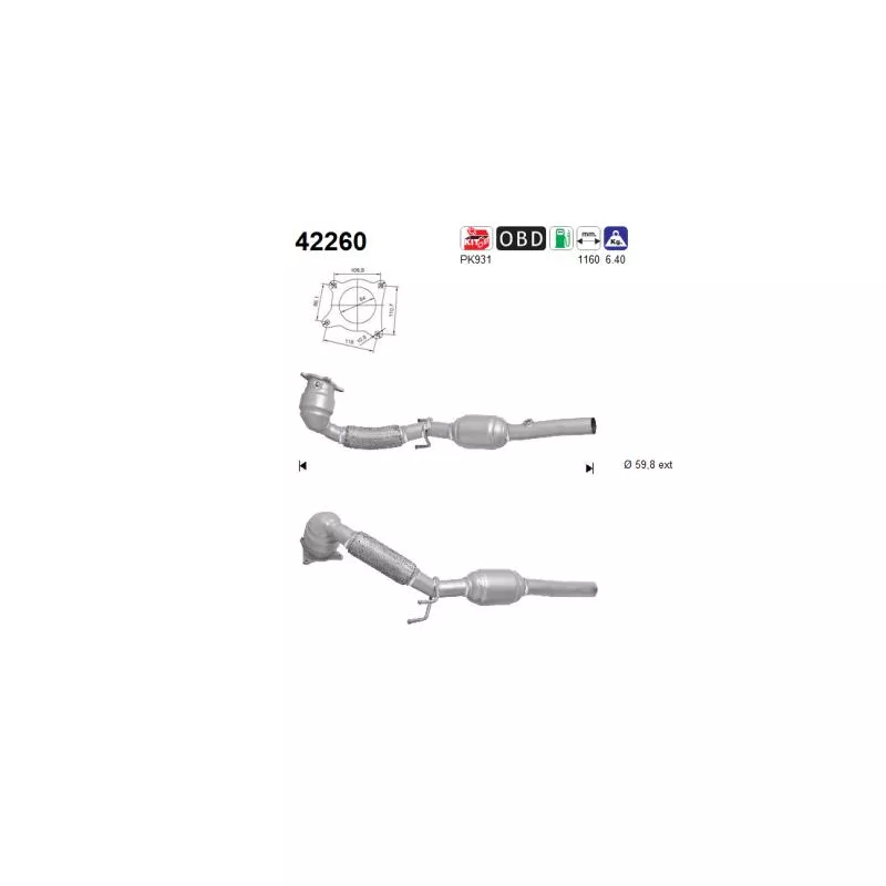 Catalyseur AS 42260