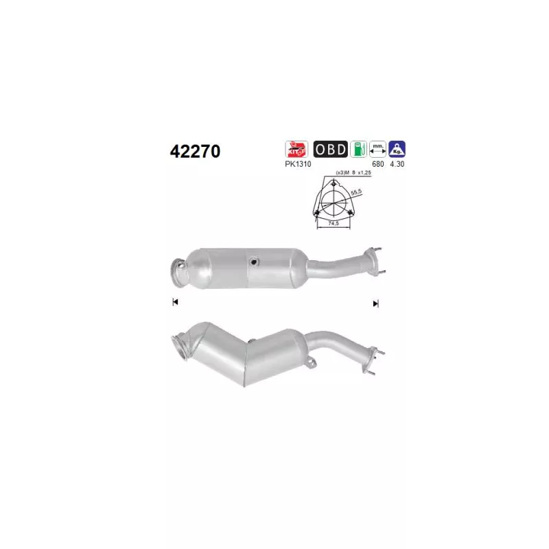 Catalyseur AS 42270