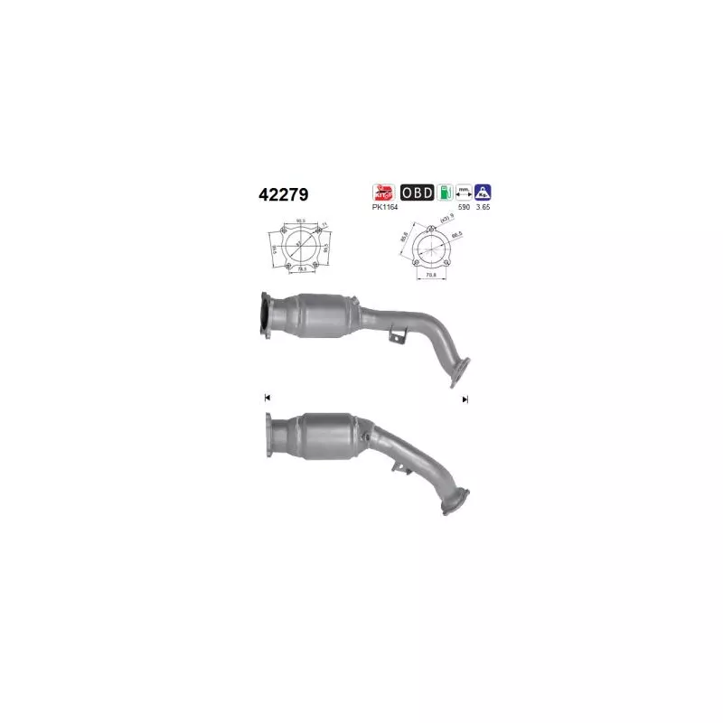 Catalyseur AS 42279