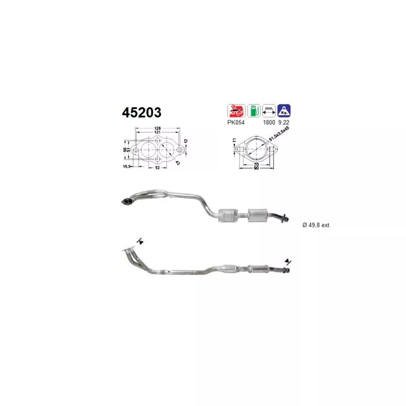 Catalyseur AS 45203