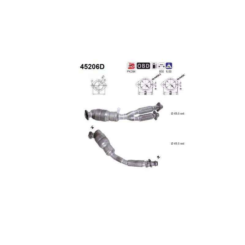 Catalyseur AS 45206D