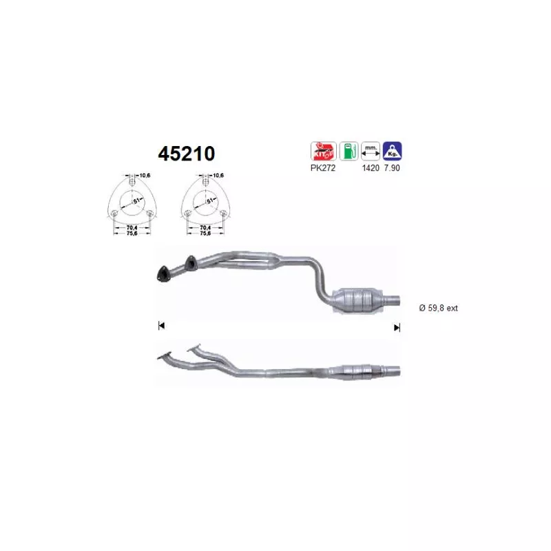 Catalyseur AS 45210