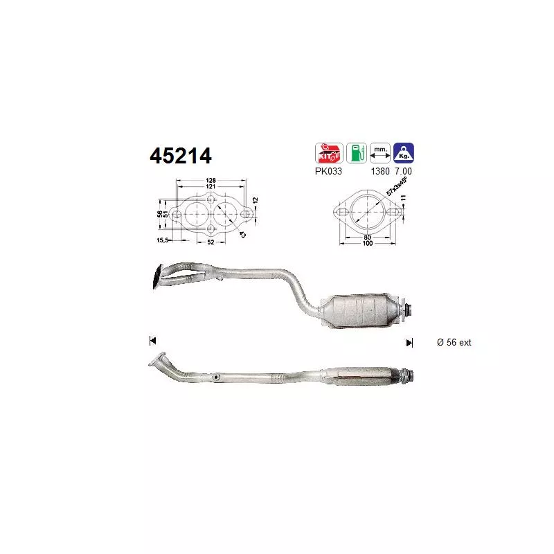 Catalyseur AS 45214