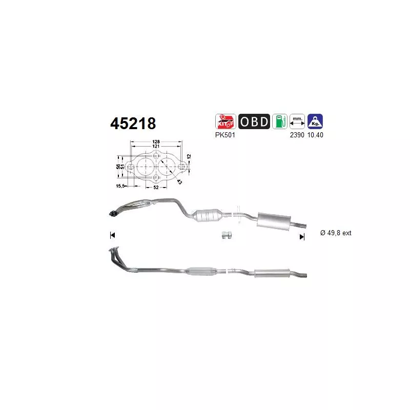 Catalyseur AS 45218