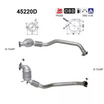 Catalyseur AS 45220D