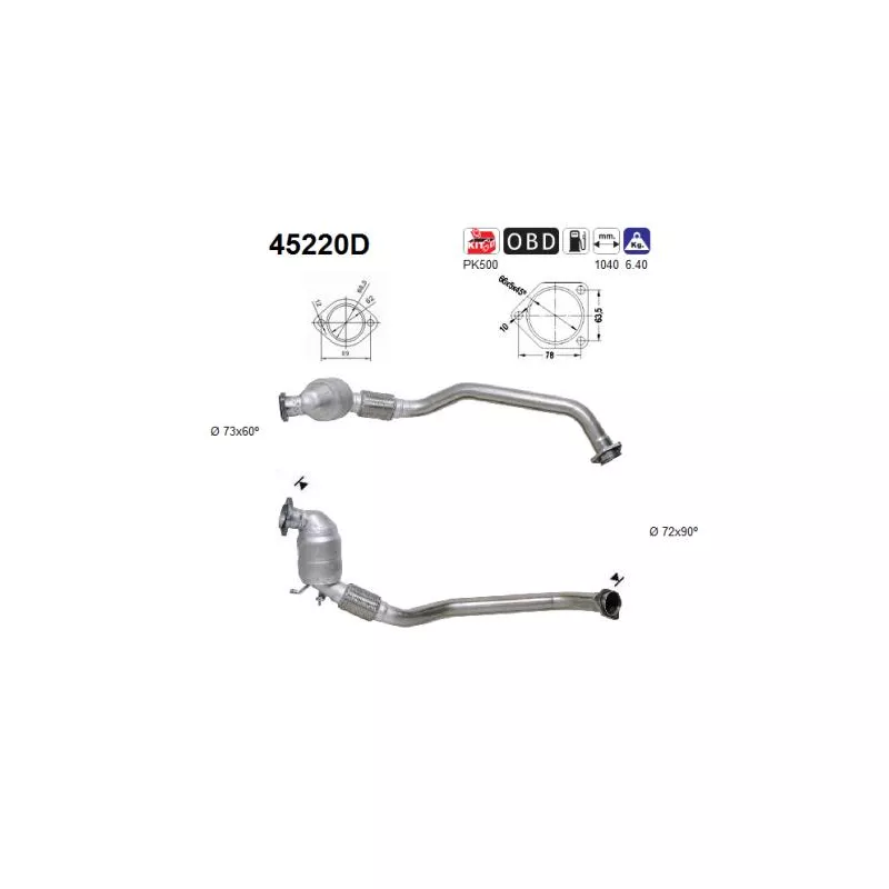 Catalyseur AS 45220D