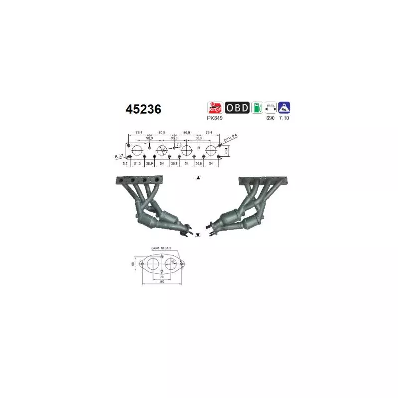 Catalyseur AS 45236